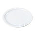 Thumbnail image #2 for Carlisle Kingline 7-1/4 Inch Round Melamine Sandwich Plate, White, Narrow Rim