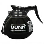 Thumbnail image #1 for BUNN 42400.0203 64 oz Glass Coffee Decanter with RFID and Black Handle