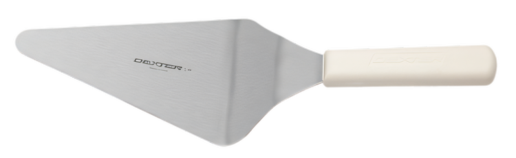 Product image #2 for Sani-Safe 6 Inch x 5 Inch Stainless Steel Pizza Server with Offset Blade