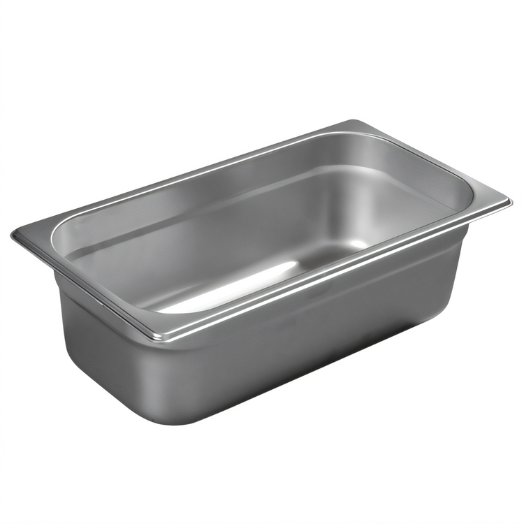 Product image #1 for Carlisle DuraPan™ 1/3 Size Solid Steam Table Pan, 4-Inch Deep, 18/8 Stainless Steel