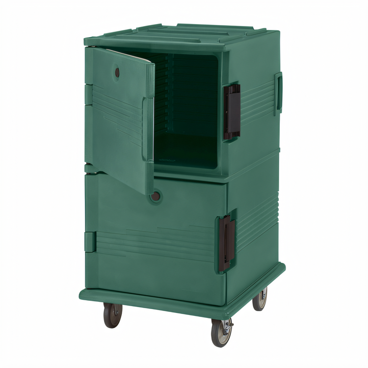 Product image #1 for Cambro Ultra Camcart Front-Loading Insulated Food Pan Cart, 120 Qt., Green
