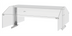 Thumbnail image #1 for Turbo Air 48-Inch Double-Sided Self-Service Stainless Steel Sneeze Guard for JBT-48