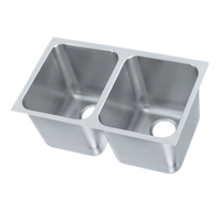 Vollrath Two-Compartment Weld-In/Undermount Sink, 14