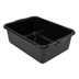 Thumbnail image #1 for Quantum 15-Inch x 21-Inch x 7-Inch Black Polypropylene Flat-Bottom Bus Tub