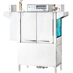 Thumbnail image #1 for Champion E-Series DualRinse 54 PRO 54-Inch High-Temp Rack Conveyor Dishwasher, 255 Racks/Hour, Single-Tank, Stainless Steel