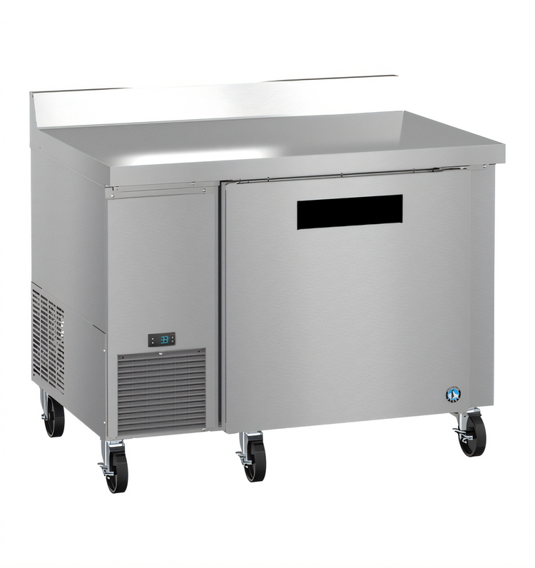 Product image #1 for Hoshizaki Steelheart 46-Inch One-Door Worktop Refrigerator, 11.78 Cu. Ft., Side-Mounted Self-Contained