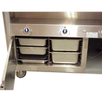 Thumbnail image #1 for Duke Manufacturing HTD-BASE-M 30-Inch Electric Heat-In-Base Unit, All Stainless Steel, 4 Full-Size Pan Capacity