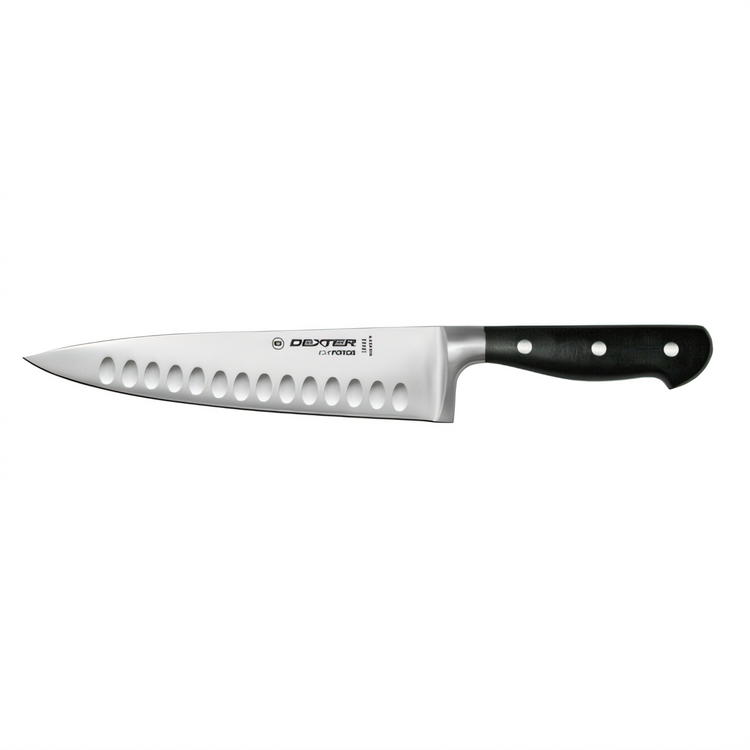 Product image #1 for Dexter Russell iCUT-FORGE 8-Inch Forged Duo-Edge Chef's Knife with Black POM Handle