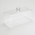 Thumbnail image #1 for American Metalcraft LFTD135 Rectangular Clear Polycarbonate Dome Cover, 13-1/2 Inch Long Case of 6