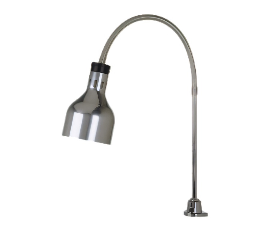 Product image #1 for Cres Cor Portable Flexible Arm Infrared Heat Lamp Warmer with Polished Brass Hood