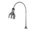 Thumbnail image #1 for Cres Cor Portable Flexible Arm Infrared Heat Lamp Warmer with Polished Brass Hood