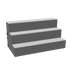 Thumbnail image #1 for Glastender 24-Inch Wide 3-Tier Lighted Liquor Display with LED Lights, Black Vinyl-Clad Steel