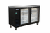 Thumbnail image #1 for IKON Refrigeration 61-Inch Two-Section Glass Door Back Bar Cooler, 14.16 Cu. Ft., Stainless Steel Top