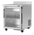 Thumbnail image #1 for Turbo Air PRO Series One-Section Glass Door Worktop Refrigerator, 6.8 Cu. Ft., Stainless Steel, 115V