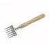 Thumbnail image #1 for Winco 9-Inch 6-Prong Ice Chipper with Wooden Handle, Nickeled Steel