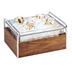 Thumbnail image #1 for Cal-Mil Mid-Century Rectangular Wood Ice Housing with Clear Polycarbonate Pan