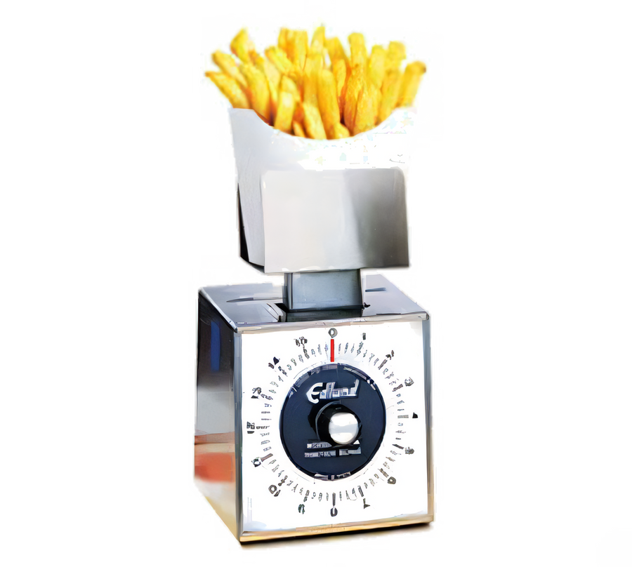 Product image #1 for Edlund Compact Series Fixed-Dial Top-Loading Portion Control Scale with French Fry/Taco Platform, 16 oz x 1/4 oz