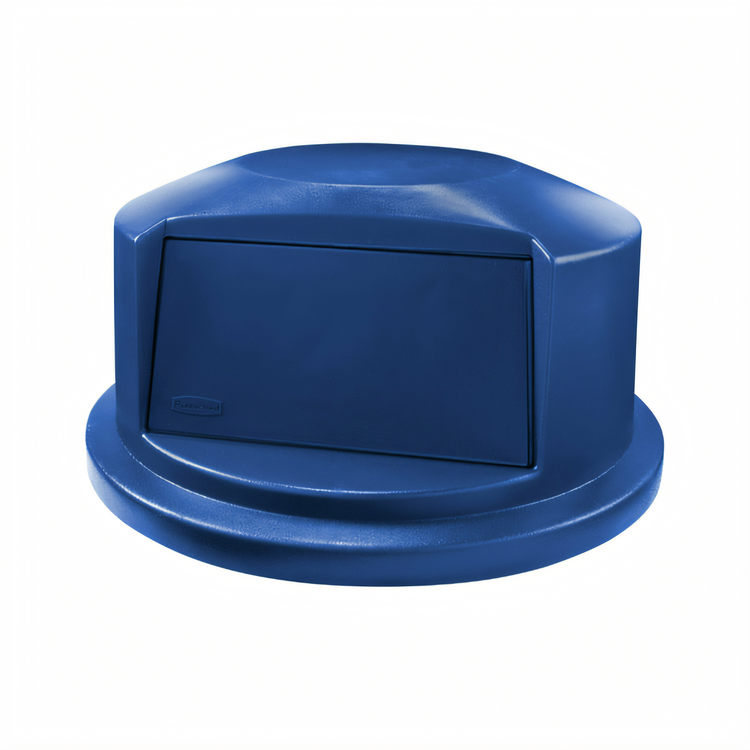 Product image #1 for BRUTE Blue Dome Top Trash Can Lid for 32-Gallon Receptacles