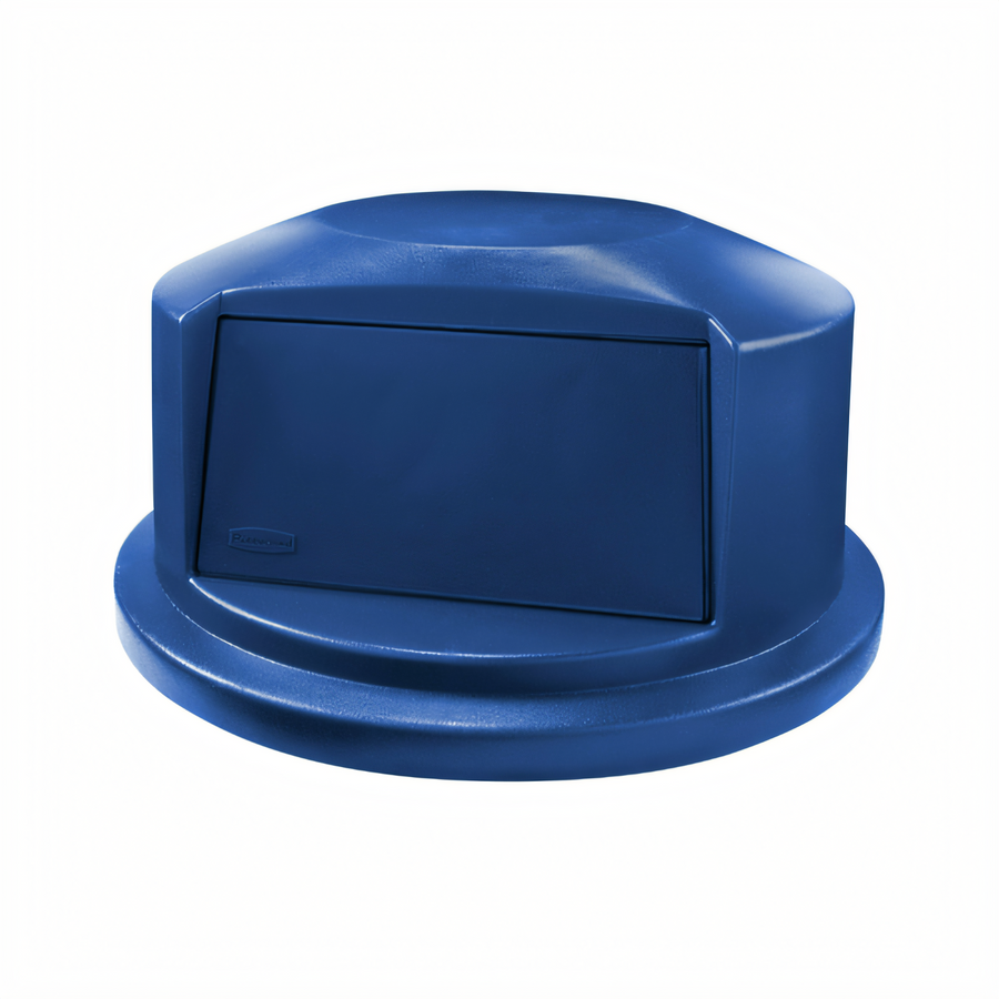 Product image #1 for BRUTE Blue Dome Top Trash Can Lid for 32-Gallon Receptacles