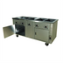Thumbnail image #1 for DineXpress DXP5HFHIB 5-Well Electric Hot Food Serving Counter with Heated Base
