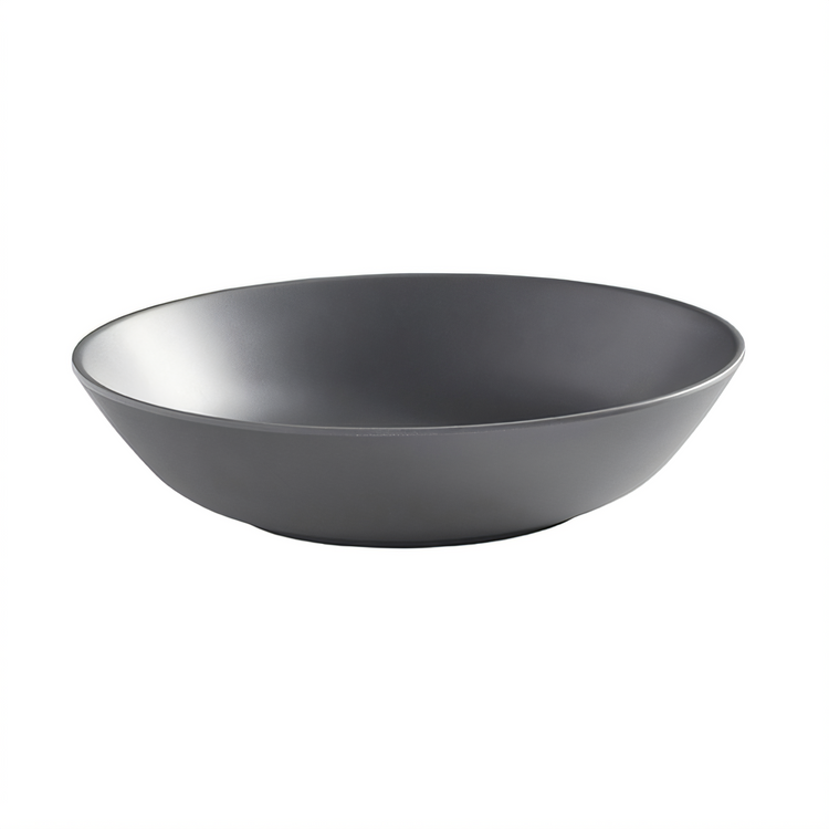 Product image #1 for American Metalcraft 36 oz Round Melamine Bowl, 8-3/4 Inch Dia. x 2 Inch H, Matte Gray