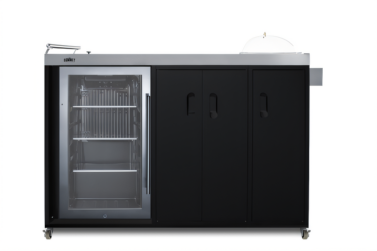 Product image #1 for Summit Appliance CARTOS54RG 58-Inch Portable Outdoor Kitchenette with Glass Door Refrigerator and Sink