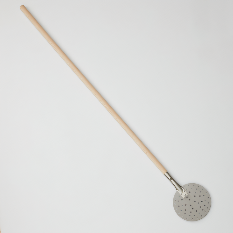 Product image #1 for American Metalcraft Round Perforated Stainless Steel Pizza Peel, 45 3/4-Inch Overall Length