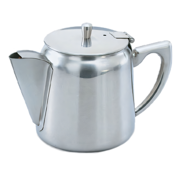 Product image #1 for Vollrath Stainless Steel Tea and Coffee Server with Built-In Strainer, Gooseneck Spout, Hollow Handle, 12 oz