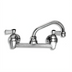 Thumbnail image #1 for Fisher Wall-Mount Brass Faucet with 6-Inch Swing Spout and 8-Inch Adjustable Centers