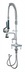 Thumbnail image #1 for Krowne Royal Series Space Saver Single Hole Deck Mount Pre-Rinse Faucet Assembly with Add-On Faucet and 8-Inch Spout