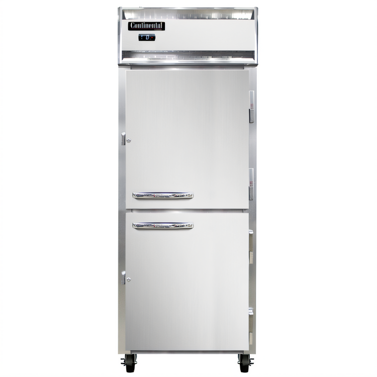 Product image #1 for Continental Refrigerator 1FENSAHD One-Section Extra-Wide Reach-In Freezer with Half Doors