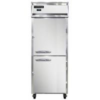 Continental Refrigerator 1FENSAHD One-Section Extra-Wide Reach-In Freezer with Half Doors