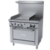 Thumbnail image #1 for Garland GF Starfire Pro 36-Inch Gas Restaurant Range with 2 Open Burners, 24-Inch Thermostatic Griddle and Standard Oven