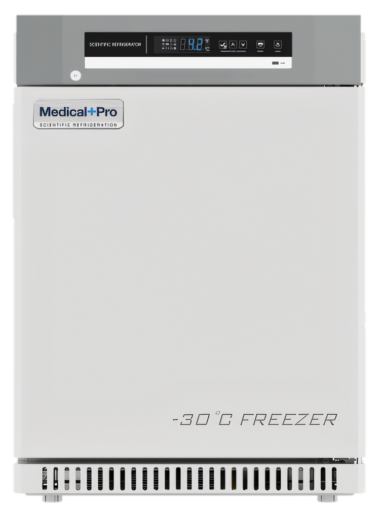 Product image #1 for Migali Medical-Grade Biomedical Undercounter Freezer, 3 Cu. Ft., Solid Hinged Door, Manual Defrost