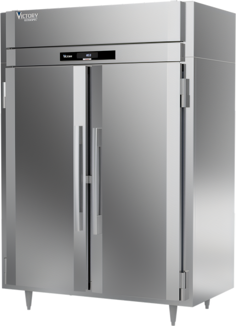 Product image #1 for Victory UltraSpec Pass-Thru Heated Holding Cabinet, Two-Section, 55.6 Cu. Ft., 4 Solid Hinged Doors