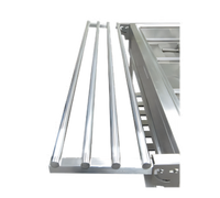 Adcraft Stainless Steel 4-Rail Tray Holder / Tray Slide Shelf for EST-240 Steam Table