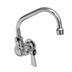 Thumbnail image #1 for Fisher ADA-Compliant Wall-Mount Single-Hole Faucet with 12-Inch Swing Spout and Lever Handle, Stainless Steel