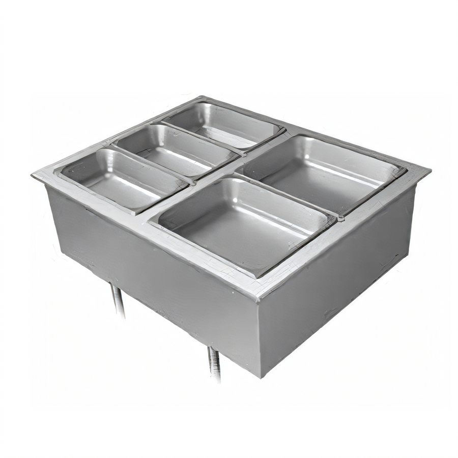 Product image #1 for Hatco Drop-In Modular Insulated Dry Heated Food Well, 5 Full-Size Pan Capacity
