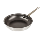 Thumbnail image #1 for Crestware Teflon FRY10S 10-3/8-Inch Teflon Xtra Non-Stick Aluminum Fry Pan with Riveted Chrome-Plated Steel Handle Case of 12