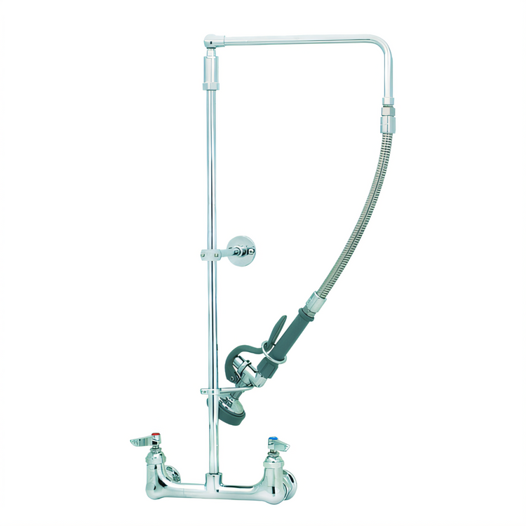 Product image #1 for T&S Brass EasyInstall Wall Mount Pre-Rinse Unit with 26-Inch Riser and 1.42 GPM Spray Valve