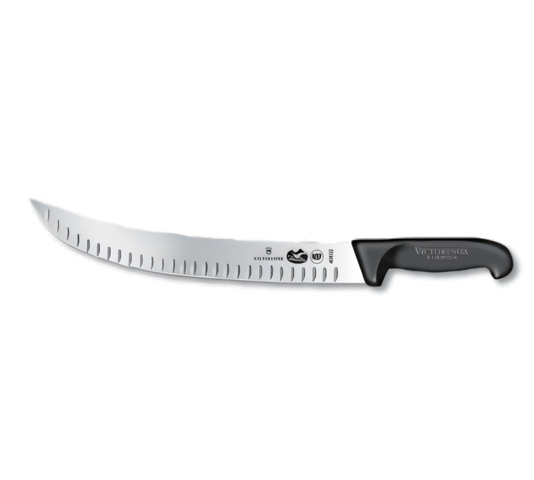 Product image #1 for Victorinox 12-Inch Curved Granton Cimeter Knife with Black Fibrox Pro Handle