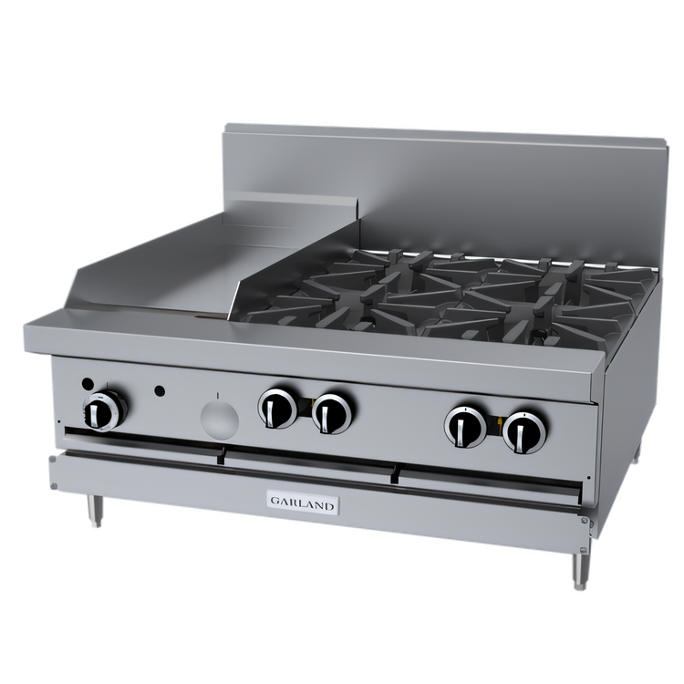 Product image #1 for Garland G Starfire Pro 36-Inch Modular Top Gas Restaurant Range with 4 Open Burners and 12-Inch Griddle