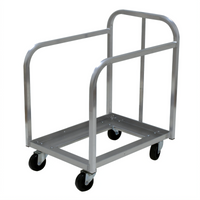 Advance Tabco Aluminum Curved-Top Pan Truck with 60 Full-Size Pan Capacity and 600 lb. Load Capacity