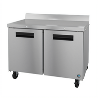 Hoshizaki Steelheart WR48B-01 Two-Section Worktop Refrigerator, 48-Inch, 13.66 Cu. Ft., Stainless Steel