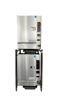Cleveland Range SteamChef Double Stacked 2-Compartment Gas Connectionless Boilerless Countertop Steamer