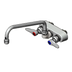 Thumbnail image #1 for T&S Brass B-1107 Back-Mounted Workboard Faucet with 10-Inch Swing Nozzle