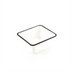 Thumbnail image #1 for Endurance Rectangular Melamine Serving Bowl, 44 oz., White with Black Rim