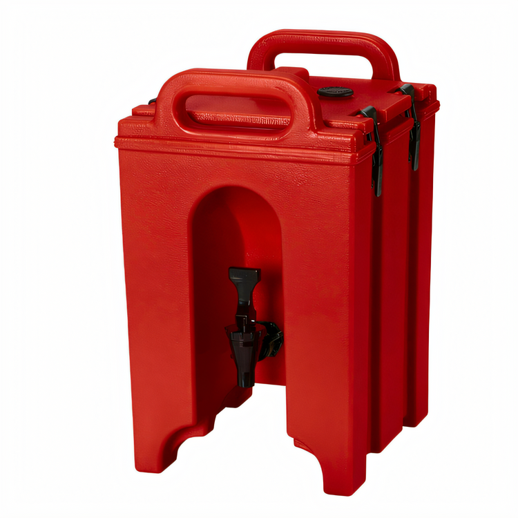 Product image #2 for Cambro Camtainer® 1-1/2 Gallon Insulated Beverage Carrier, Hot Red