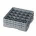 Thumbnail image #2 for Cambro Camrack Full Size 25-Compartment Glass Rack with 2 Soft Gray Extenders