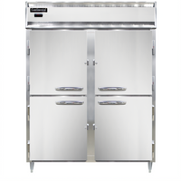 Continental Refrigerator Designer Line DL2WE-HD Two-Section Extra-Wide Reach-In Heated Cabinet with Half Doors